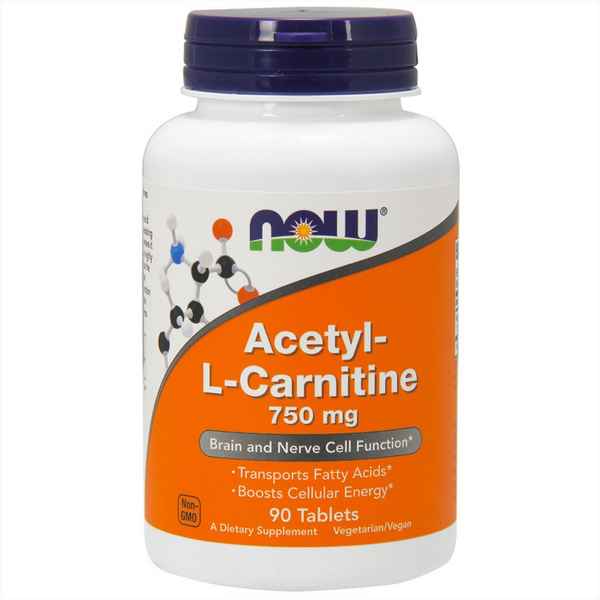 Now Acetyl L-Carnitine 750 мг 90 таблеток