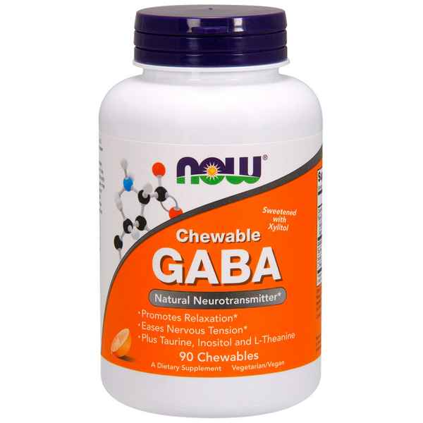 Now Gaba 250 мг 90 жеват. таблеток