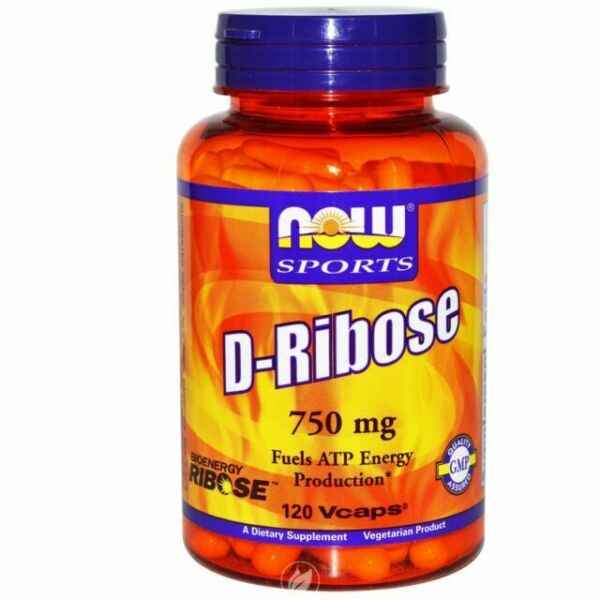 Now D-Ribose 750 мг 120 капсул